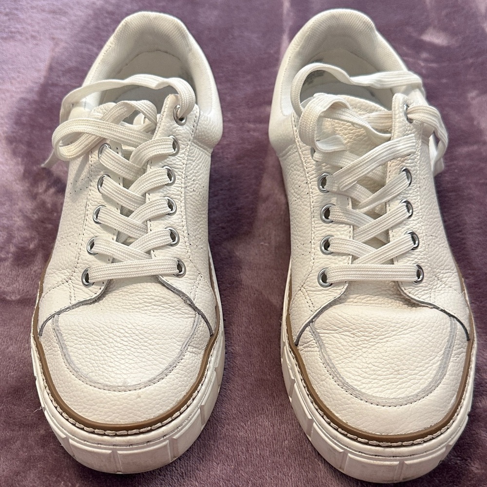 White Leather Sneakers